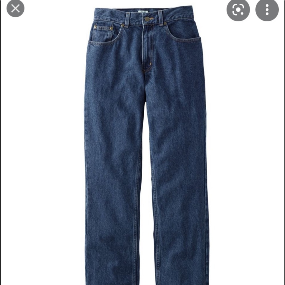 LL Bean Double L Jeans 34x32 Stonewashed